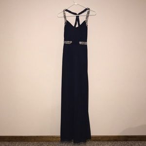 Navy Blue Formal Dress